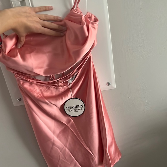 Silk pink dress - Picture 4 of 4